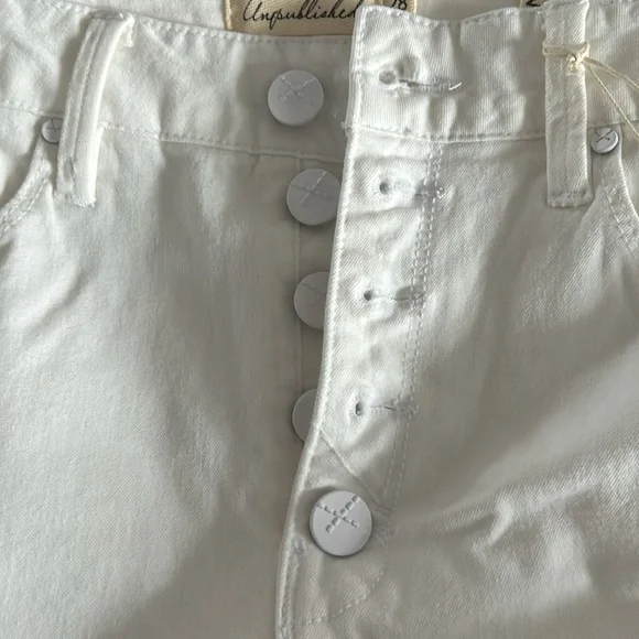 NWT Unpublished Janet High Rise Flare Buttonfly Sz 28 - Picture 5 of 8